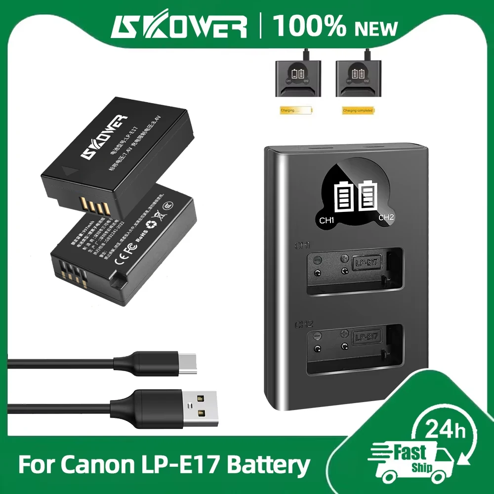 Canon Camera Eos R8 - LP-E17 Battery for Canon Cameras EOS