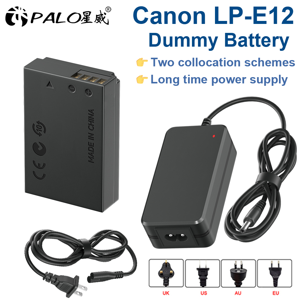 LP-E12 LPE12 Dummy Battery DR  - Canon Camera Eos M50 Mark Ii review and price